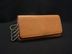 LOUIS VUITTON ルイヴィトン M6382H エピ ミュルティクレ4 4連 キーケース 鍵入れ レディース メンズ マンダリン オレンジ系 ウォレット ファッション小物 普段使い 中古 DP5822