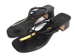 プラダ パンプス サンダル パテントレザー 38 PRADA プラダ パテントレザー リボン ヒール サンダル 靴 表記サイズ