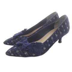 질 스튜어트 JILL STUART 펌프스 핀 힐 리본 23cm 감색