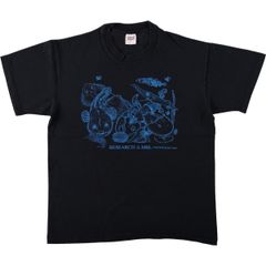 古着 アンビル Anvil 魚柄 プリントTシャツ USA製 メンズL相当/eaa663975