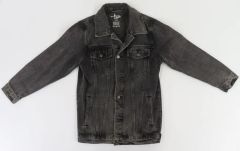 【中古】アウターウェア テン(NCT/WayV) Black Denim Jacket by TEN(デニムジャケット) ブラック S/Mサイズ 「TEN×Represent」