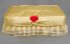 【中古】ティッシュケース・ティッシュカバー ベル プレミアムドレス風ティッシュボックスカバー 「ディズニープリンセス」