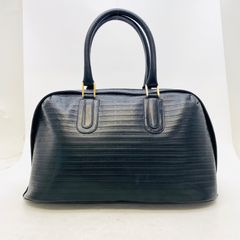 マリオバレンティノ ハンドバッグ ミニボストンバッグ ブラック レザー GH133
