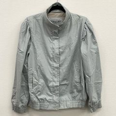 C4-77 カレントシーン M アメリカ古着 コットン混 長袖 ジップジャケット グレー CURRENT SEEN APPAREL
