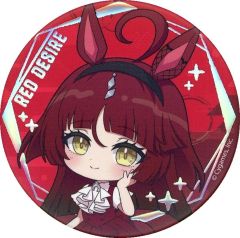 ウマ娘 ビックカメラ 缶バッジ レッドディザイア 中古】バッジ・ピンズ レッドディザイア(ミニキャラ) 「ウマ娘