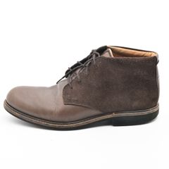 ECCO(エコー) ショートブーツ 42 メンズ - ダークブラウン レースアップ レザー