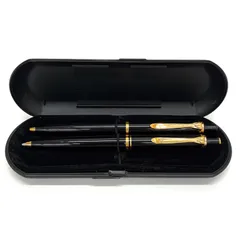 ◆Pelikan◆ペリカン W-Germany ボールペン シャープペンシル セット ゴールド×ブラック ◆◆のサムネイル