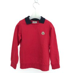 MONCLER モンクレール スウェット サイズ:116 襟付き    レッド キッズ / 241019003090