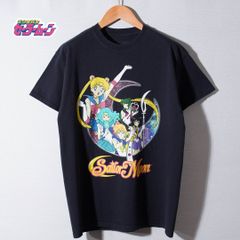 미소녀 전사 세일러 문 Sailor Moon T 셔츠 M 블랙 츠키노 토끼 캐릭터 T 애니메이션 T Y2K 스트리트 헌 옷 c7007