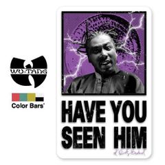 Color Bars × ODB HYSH Sticker MULTI ステッカー オール・ダーティー・バスタード ウータン・クラン カラーバー スケートボード