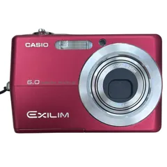 CASIO カシオ EXILIM EX-Z600 コンパクトデジタルカメラ コンデジ レッド 箱付き 6.0 MEGA PIXELS