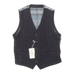 dries van noten ドリス ヴァン ノッテン ジレ　ロングベスト DRIES VAN NOTEN ドリスヴァンノッテン ジレ ブラック 黒 サイズ:M