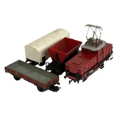 märklin HOゲージ3001 電気機関車 未使用品！ MARKLIN 3001 電気機関車 貨車3両 付属 鉄道模型 HOゲージ メルクリン