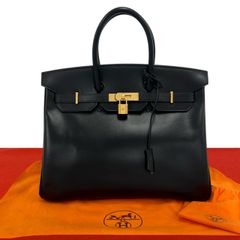 極美品】ヘンリー ハイクラス ハンドバッグ 35 カデナ ゴールド金具