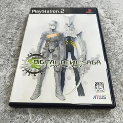 【PS2】DIGITAL DEVIL SAGA アバタール・チューナー プレイステーション2 アトラス ATLUS 女神転生 取説・ハガキ・チラシ付 盤面小傷 SLPM-65597 JRPG Japan