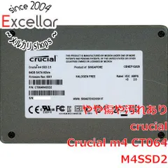 [bn:11] crucial　2.5インチ 内蔵型 SSD　64GB CT064M4SSD2　3000～4000時間以内