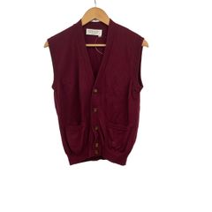 GIVENCHY(ジバンシー) ベスト サイズXS メンズ美品  - ボルドー ニット/GENTLEMAN