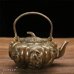 かぼちゃ急須 装飾品 工芸品 美術品 置物 かぼちゃ急須 装飾品 工芸品 美術品 置物 - メルカリ