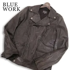 【美品】BLUE WORK ライダースジャケット トゥモローランド 2026年最新】BLUE WORK メンズ レザージャケット・ライダースの人気