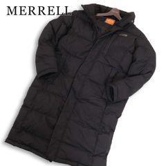 MERRELL メレル 秋冬 中綿 ロング コート ベンチコート Sz.M メンズ 黒