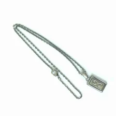 D&G　ドルチェ&ガッバーナ　ロゴ　プレート　ネックレス　イタリア製
