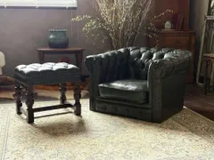 ヴィンセントソファ イギリス ヴィンテージ アンティーク 合皮レザー