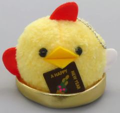 【中古】ぬいぐるみマスコット・ぬいぐるみバッジ ぴよりん(ノーマル) ぬいぐるみマスコットBC vol.4 「ぴよりん」