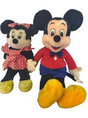 東京ディズニーランド ミッキー ミニー レトロぬいぐるみ 2体セット