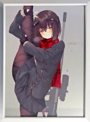 [중고] 잡화 롱 레인지·조시코우세이 메탈 아트 플레이트 [ARMS NOTE]