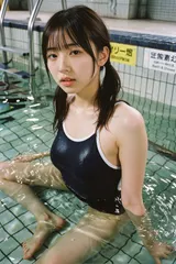 水面の視線｜AIフォトポスター A4｜MRS-001178