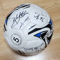 三浦知良選手サイン入 Jリーグ チームガイスト 公式球 5号球 ワールド