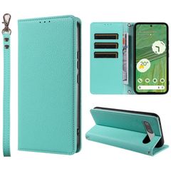 Google pixel 7용 케이스 수첩형 상질 가죽 픽셀 7 케이스 내충격 스트랩 홀 첨부 민트 그린