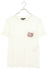 シュプリーム Animal Kingdom S/S Top ロゴ刺繍Tシャツ メンズ L