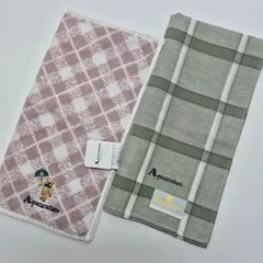 【新品】Aquascutum メンズハンカチ & タオルハンカチ セット