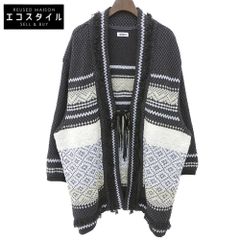 Coohem　コーヘン　美品 バスケット ツイード カーディガン トップス レディース ブラック系 F 11-222-017　F