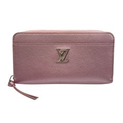 良品レア✨ルイヴィトン ロックミー ジッピー 長財布 パールピンク 