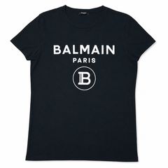 値下げ不可バルマン（Balmain Paris ）　ロゴTシャツ サイズS メンズ ブラック