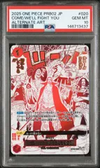 PSA10】来い…!!!おれ達が相手をしてやる!!!(R☆){赤}〈OP09-020