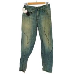 리바이 스레드 Levis RED GUY'S WARPED COMFORT FIT 가죽 벨트 신치백 입체 재단 와이드 데님 남성 표기 없음