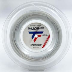 【未使用】テクニファイバー Tecnifibre RAZOR SOFT 125 硬式テニス ストリング ガット 200m ロール レーザーソフト ホワイト 04RRAS125W 1.25mm