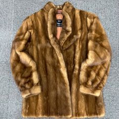 FUR Fiancesse by NANAWA 毛皮 ファーコート ブラウン レディース