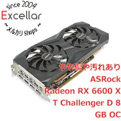 [bn:18] ASRock　グラフィックボード Radeon RX 6600 XT Challenger D 8GB OC　PCIExp 8GB