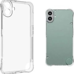 CMF Phone 1 クリアケース 耐衝撃 カバー シンプル クリア 透明 角 保護 コーナーバンパー TPU ソフトケース ストラップ穴 耐衝撃ケース CMF Phone 1R1 267