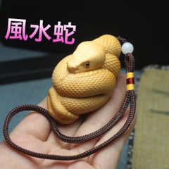 天然木彫り 仏教美術 古美術 縁起物 蛇 置物 根付 木彫り 掛け物 彫刻