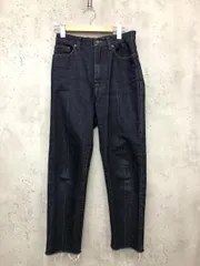 KBF ケービーエフ アーバンリサーチ センタープレスストレート デニムパンツ size36/紺 ■■レディース