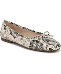 サムエデルマン レディース シューズ スリッポン・ローファー Sam Edelman Womens Alie Ballerina SlipOn Ballet Flats Roccia Snake Pr