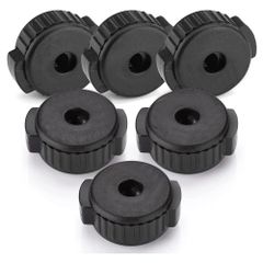 New Dovhmoh 6-Piece Plastic Cymbal Nuts, Quick Set Cymbal Nuts for Percussion Drum Kits, Percussion Replacement Parts