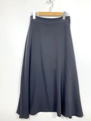 미품 by muni:r 바이무닐 0209-02-0223 페미닌 플레어 롱 스커트 sizeS/그레이 ■■레이디스
