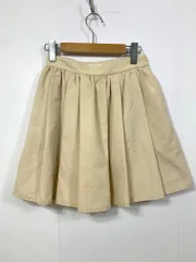 JILLSTUART ジルスチュアート 093-120047 プリーツ ミニ スカート size0/ベージュ ■■レディース