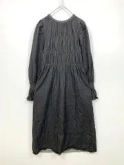 LOWRYS FARM ローリーズファーム LF724053AD リボンシャーリング ワンピース sizeF/黒  ■■レディース